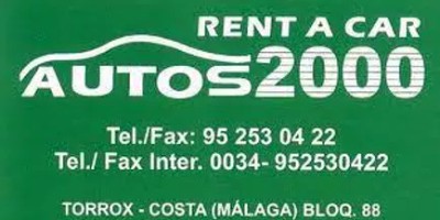 Autos2000, car rental from Torrox-Costa
