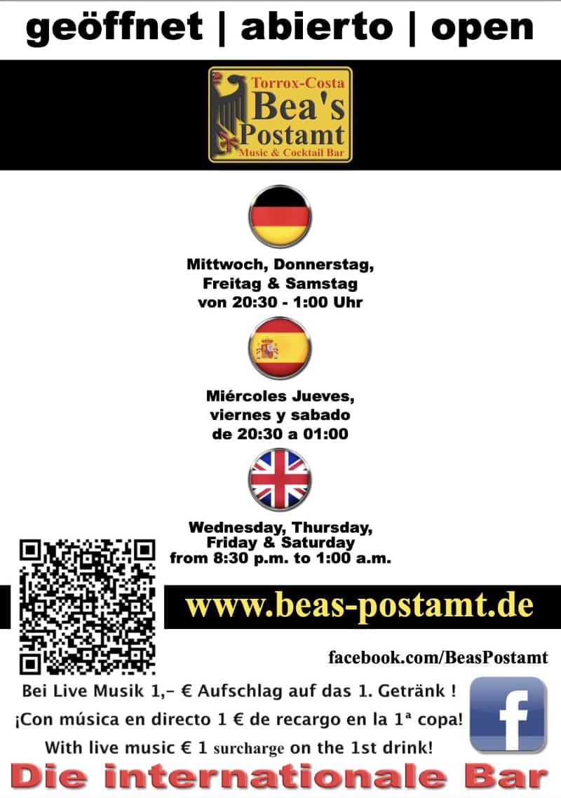 Öffnungszeiten Beas Postamt
